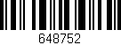Código de barras (EAN, GTIN, SKU, ISBN): '648752'
