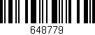 Código de barras (EAN, GTIN, SKU, ISBN): '648779'