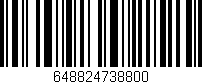 Código de barras (EAN, GTIN, SKU, ISBN): '648824738800'
