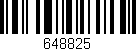 Código de barras (EAN, GTIN, SKU, ISBN): '648825'