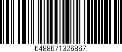 Código de barras (EAN, GTIN, SKU, ISBN): '6488671326867'