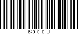 Código de barras (EAN, GTIN, SKU, ISBN): '648_0_0_U'