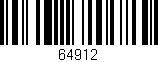 Código de barras (EAN, GTIN, SKU, ISBN): '64912'