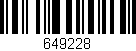 Código de barras (EAN, GTIN, SKU, ISBN): '649228'