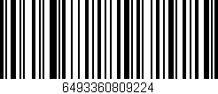 Código de barras (EAN, GTIN, SKU, ISBN): '6493360809224'