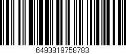 Código de barras (EAN, GTIN, SKU, ISBN): '6493819758783'