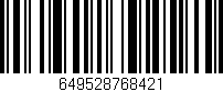 Código de barras (EAN, GTIN, SKU, ISBN): '649528768421'