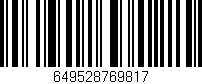 Código de barras (EAN, GTIN, SKU, ISBN): '649528769817'