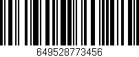 Código de barras (EAN, GTIN, SKU, ISBN): '649528773456'