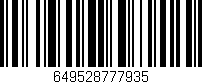 Código de barras (EAN, GTIN, SKU, ISBN): '649528777935'