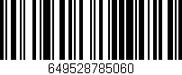 Código de barras (EAN, GTIN, SKU, ISBN): '649528785060'