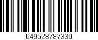 Código de barras (EAN, GTIN, SKU, ISBN): '649528787330'