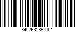 Código de barras (EAN, GTIN, SKU, ISBN): '6497662653301'