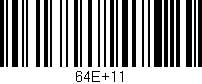 Código de barras (EAN, GTIN, SKU, ISBN): '64E+11'