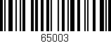Código de barras (EAN, GTIN, SKU, ISBN): '65003'