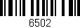 Código de barras (EAN, GTIN, SKU, ISBN): '6502'