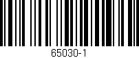 Código de barras (EAN, GTIN, SKU, ISBN): '65030-1'
