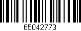 Código de barras (EAN, GTIN, SKU, ISBN): '65042773'