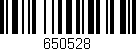 Código de barras (EAN, GTIN, SKU, ISBN): '650528'