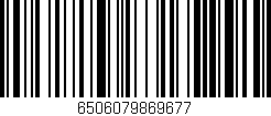 Código de barras (EAN, GTIN, SKU, ISBN): '6506079869677'