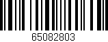 Código de barras (EAN, GTIN, SKU, ISBN): '65082803'