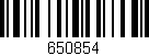 Código de barras (EAN, GTIN, SKU, ISBN): '650854'