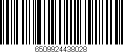 Código de barras (EAN, GTIN, SKU, ISBN): '6509924438028'