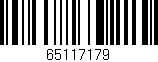 Código de barras (EAN, GTIN, SKU, ISBN): '65117179'