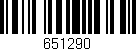 Código de barras (EAN, GTIN, SKU, ISBN): '651290'