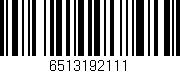 Código de barras (EAN, GTIN, SKU, ISBN): '6513192111'