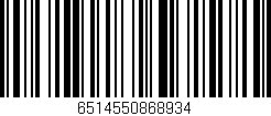 Código de barras (EAN, GTIN, SKU, ISBN): '6514550868934'