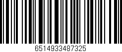 Código de barras (EAN, GTIN, SKU, ISBN): '6514933487325'