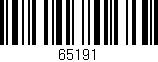 Código de barras (EAN, GTIN, SKU, ISBN): '65191'