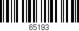Código de barras (EAN, GTIN, SKU, ISBN): '65193'