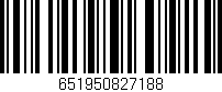 Código de barras (EAN, GTIN, SKU, ISBN): '651950827188'