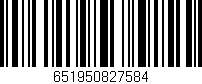 Código de barras (EAN, GTIN, SKU, ISBN): '651950827584'