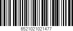 Código de barras (EAN, GTIN, SKU, ISBN): '6521021021477'