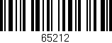 Código de barras (EAN, GTIN, SKU, ISBN): '65212'