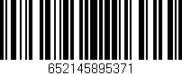 Código de barras (EAN, GTIN, SKU, ISBN): '652145895371'