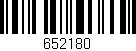 Código de barras (EAN, GTIN, SKU, ISBN): '652180'