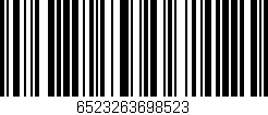 Código de barras (EAN, GTIN, SKU, ISBN): '6523263698523'