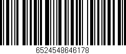 Código de barras (EAN, GTIN, SKU, ISBN): '6524548646178'