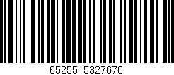 Código de barras (EAN, GTIN, SKU, ISBN): '6525515327670'