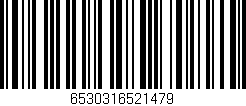 Código de barras (EAN, GTIN, SKU, ISBN): '6530316521479'