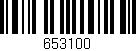 Código de barras (EAN, GTIN, SKU, ISBN): '653100'