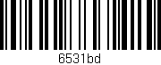 Código de barras (EAN, GTIN, SKU, ISBN): '6531bd'