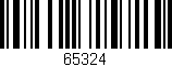Código de barras (EAN, GTIN, SKU, ISBN): '65324'