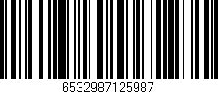 Código de barras (EAN, GTIN, SKU, ISBN): '6532987125987'