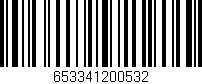 Código de barras (EAN, GTIN, SKU, ISBN): '653341200532'