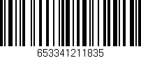 Código de barras (EAN, GTIN, SKU, ISBN): '653341211835'